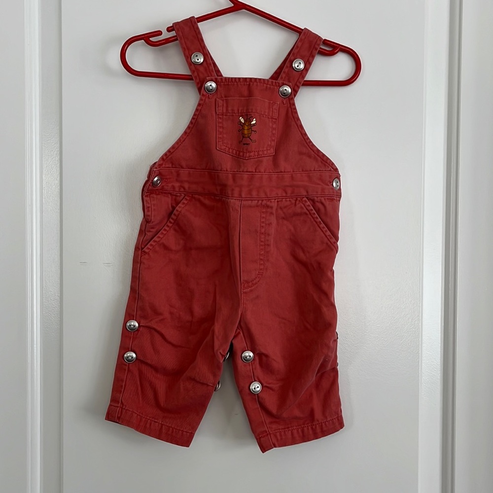Esprit rust overalls size 3-6m
